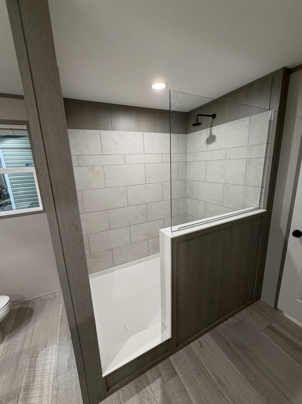 72″ Tile Shower